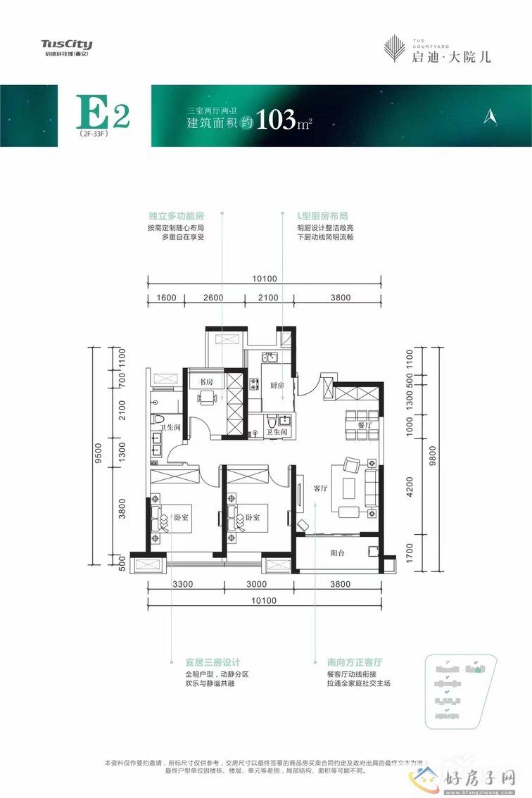 启迪-大院儿 南二环主城2.5环，文教园芯 地铁口 学区旁(图5)