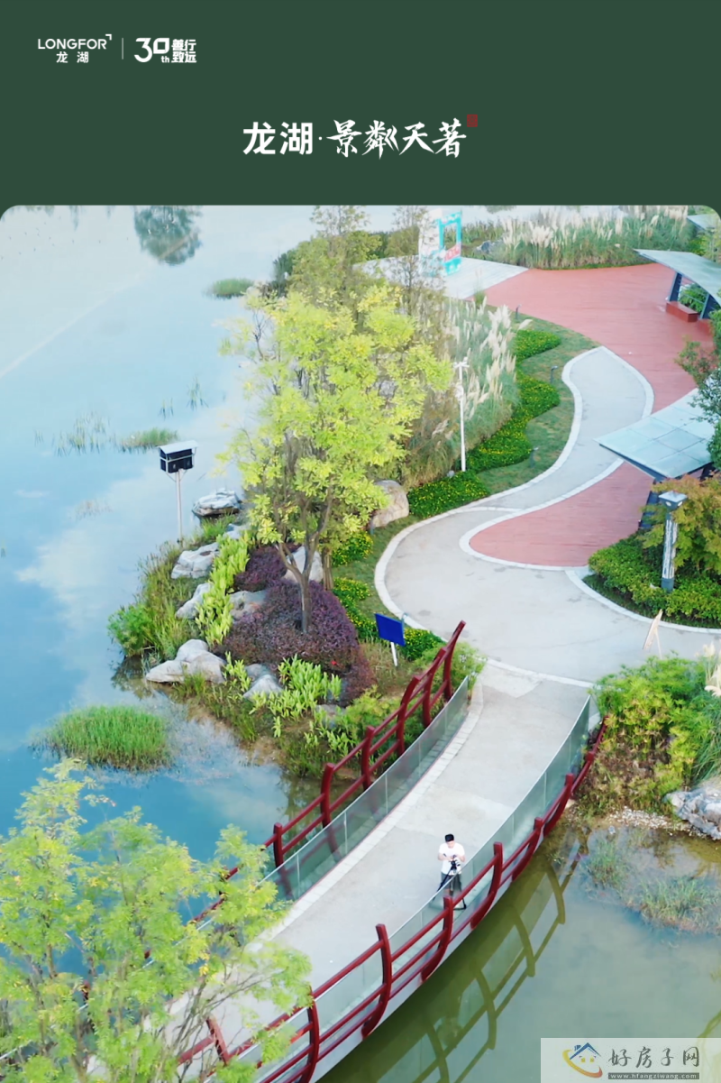 龙湖景粼天著 | 湖心岛，美好生活的正确打开方式            </h1>(图2)