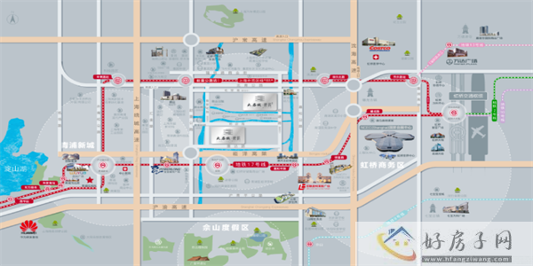 大虹桥“3字头”流量红盘|大名城映辰为什么便宜?是不是配套不好?            </h1>(图2)