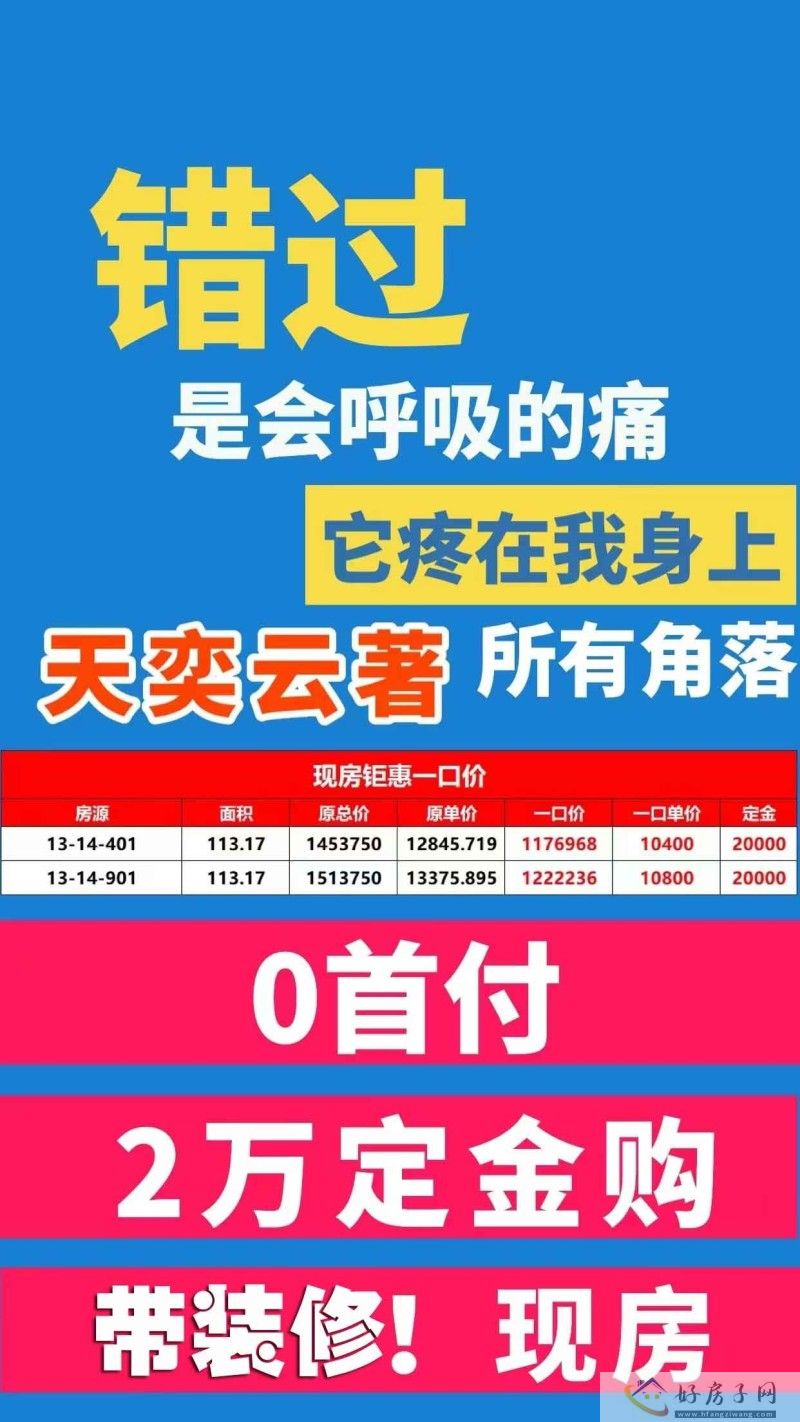 100万左右的预算也可以买房！天奕云著 双城配套            </h1>(图5)