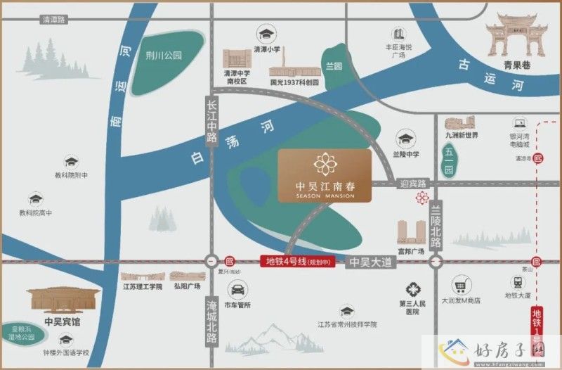 常州主城区怀德板块-纯新盘中吴江南春正式公开临时展厅！欢迎鉴赏！            </h1>(图2)