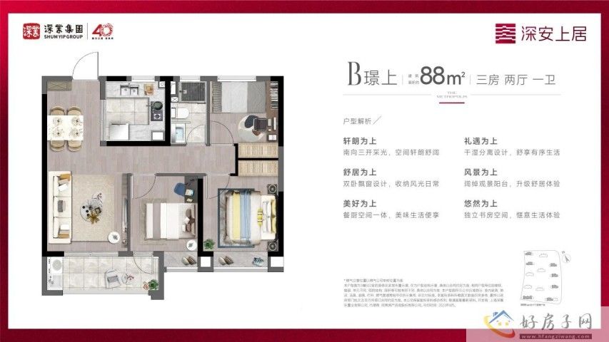 上海深业深安上居户型怎么样？有样板间吗？            </h1>(图2)
