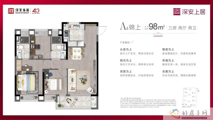上海深业深安上居户型怎么样？有样板间吗？            </h1>(图3)
