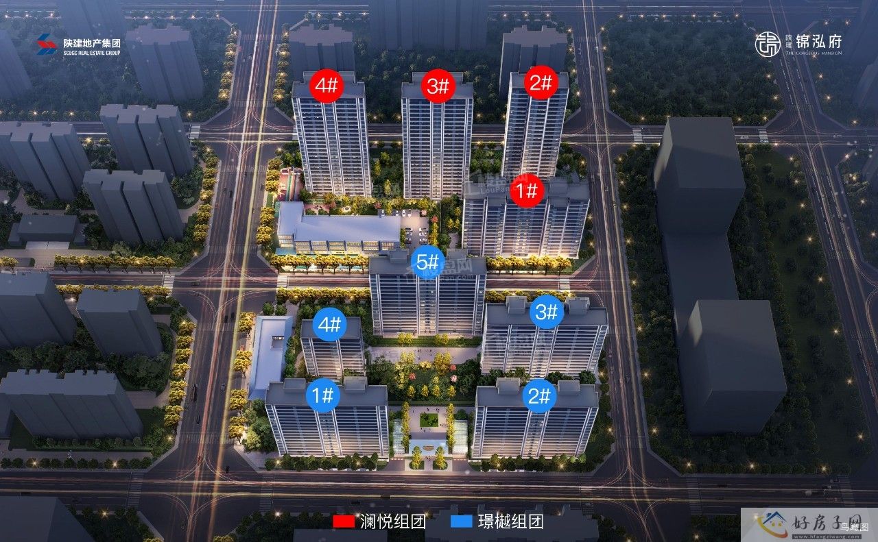 宜居楼盘陕建锦泓府内部绿化环境怎么样？实力见分晓！            </h1>(图1)