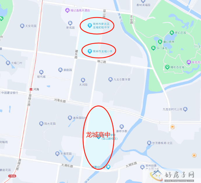重磅！龙城高级中学（省常中新北分校）选址确定：在老常工院原址改造使用！            </h1>(图3)